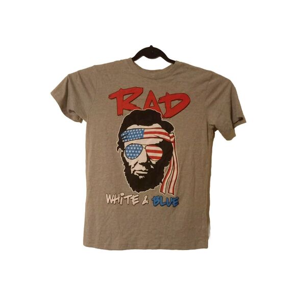Mad Engine Patriotic Short Sleeve Shirt Men's Small - Picture 1 of 7